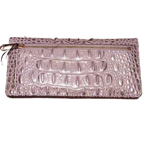 Brahmin Violet Leather Ady Wallet - Picture 2 of 7